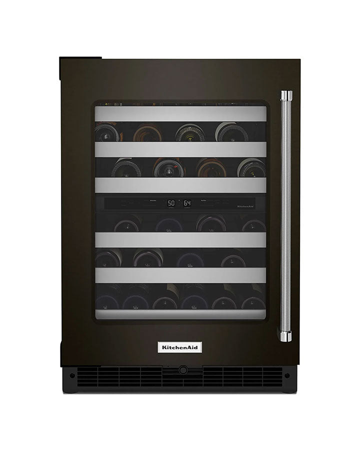 Cava de Vinos Negra KitchenAid Apertura Izq. 60 cm