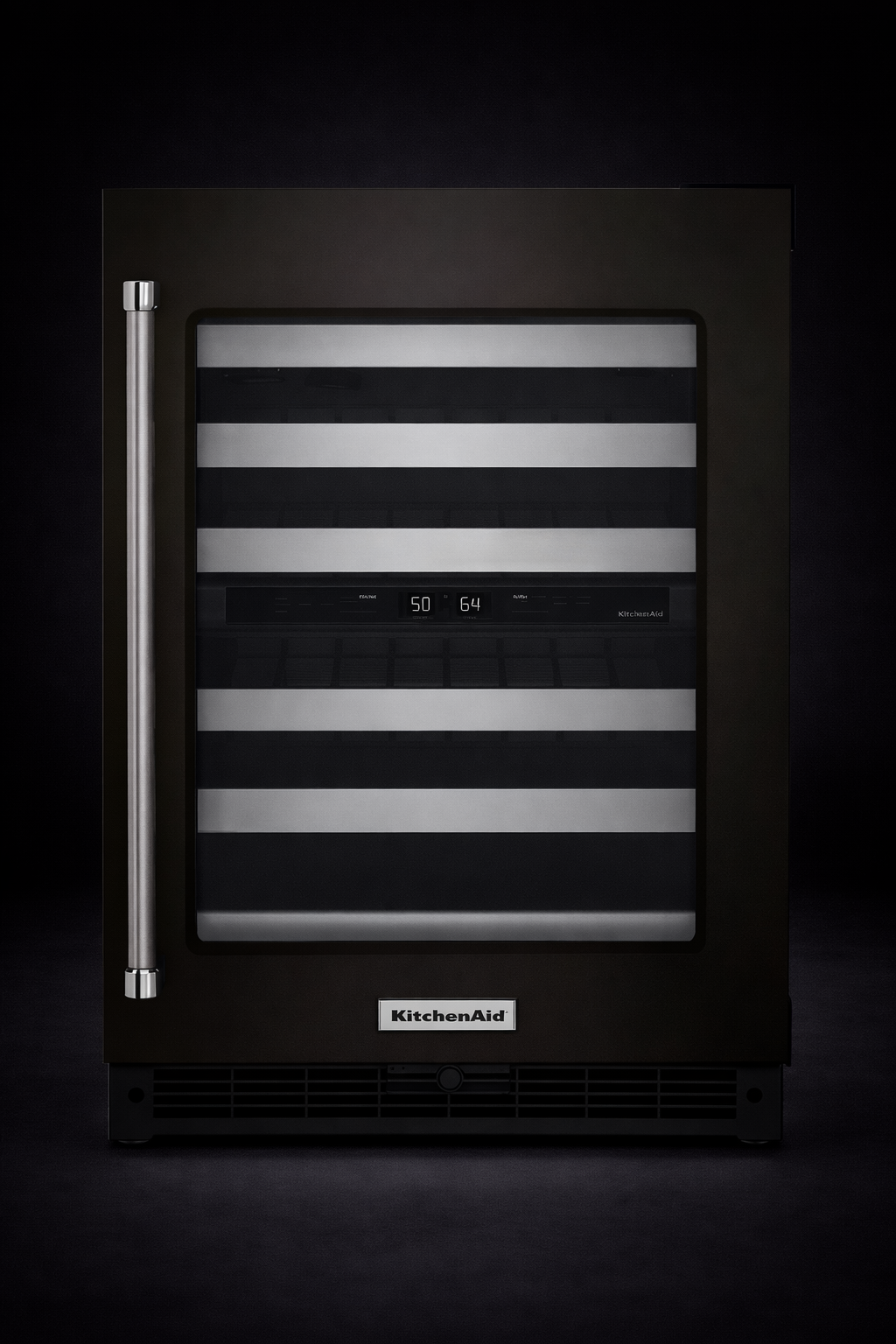 Cava de Vinos Negra KitchenAid Apertura Der. 60 cm