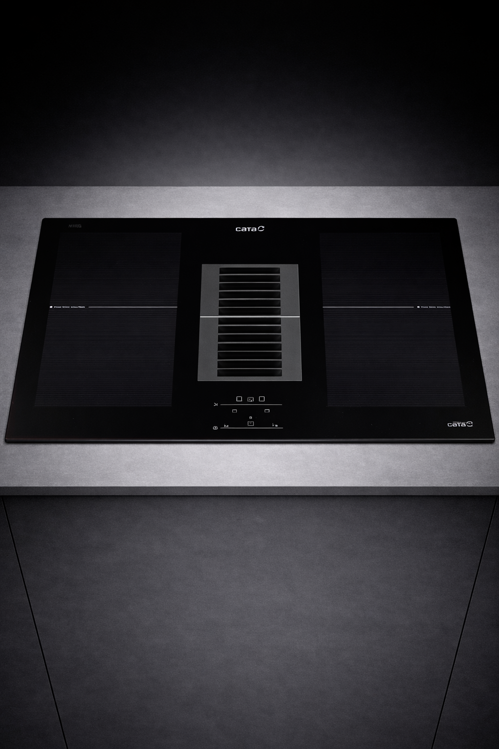 Cubierta Inducción + Módulo Extractor Cata 77 cm