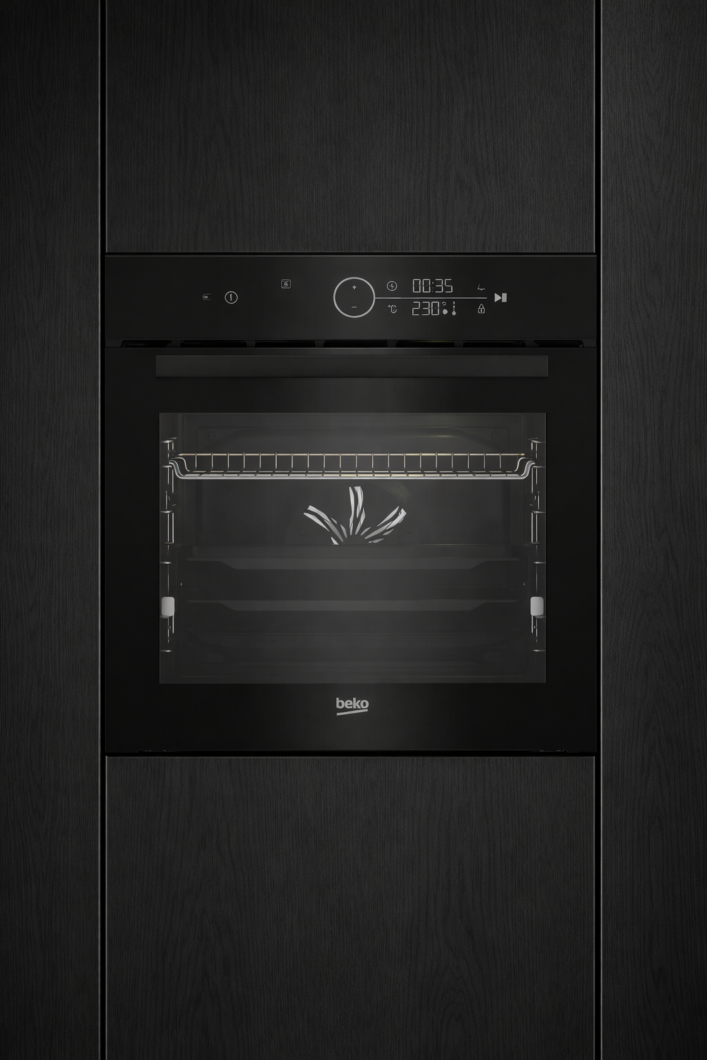 Horno Eléctrico Multifunción Beko 60 cm Negro