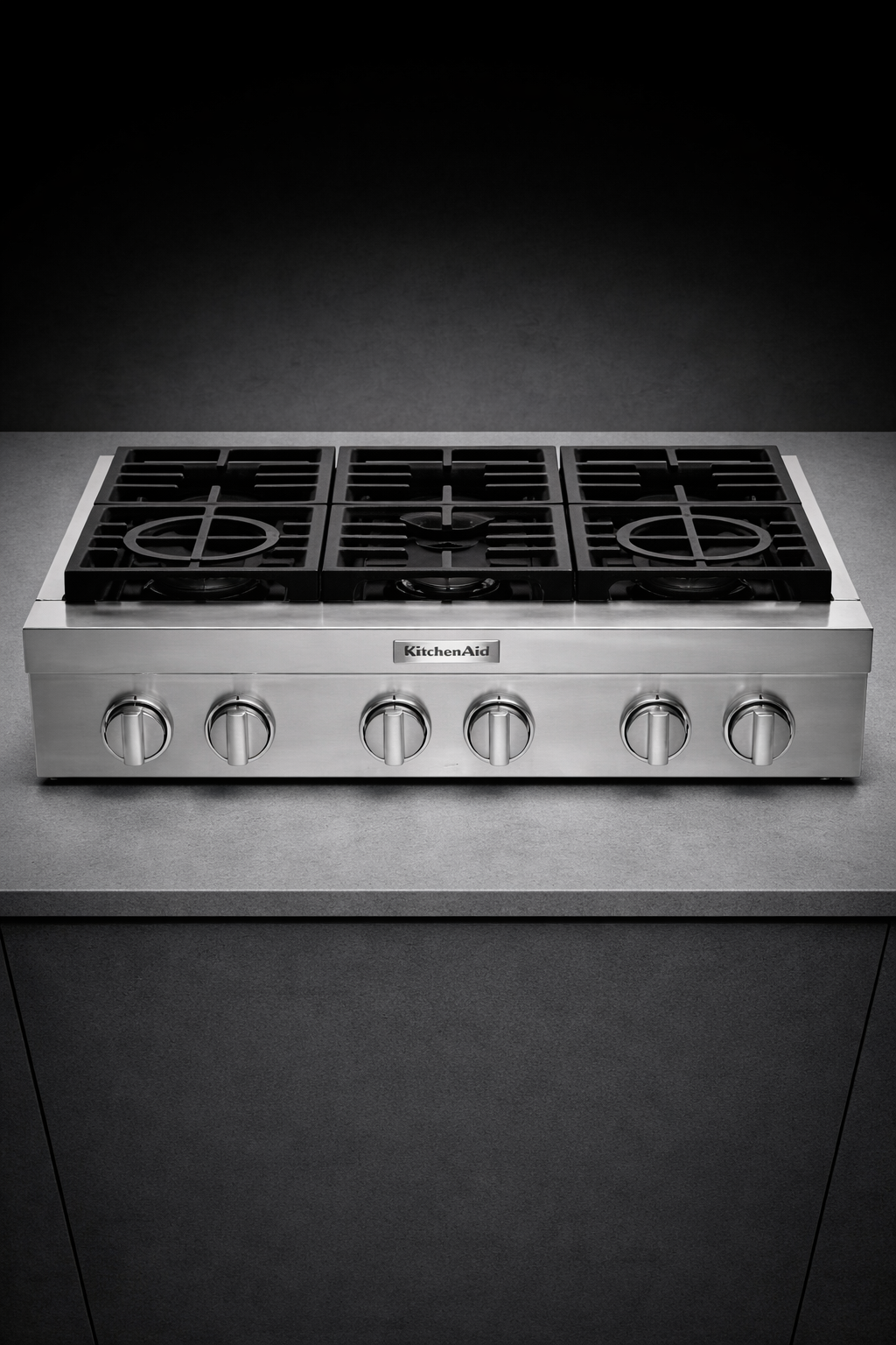 Cubierta Profesional a Gas KitchenAid 90 cm
