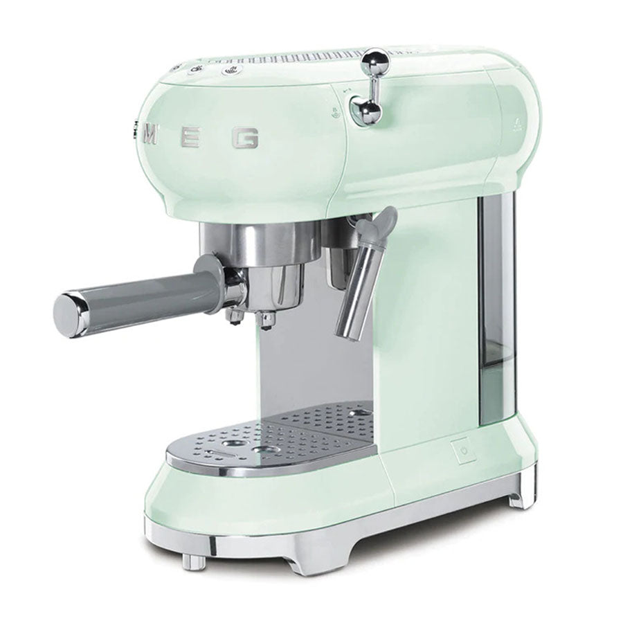 Máquina Espresso Retro Smeg Verde Pastel