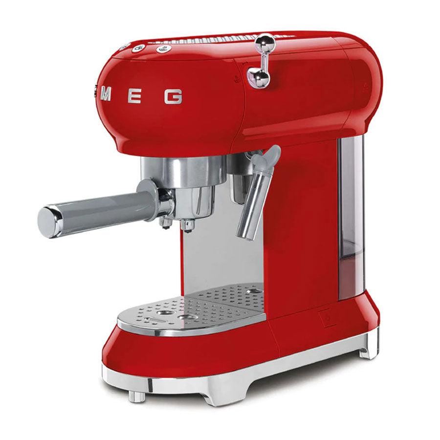 Máquina Espresso Retro Smeg Roja
