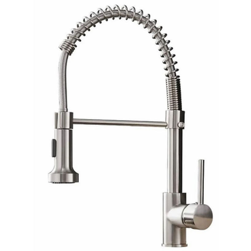 Grifería Plateada Extensible