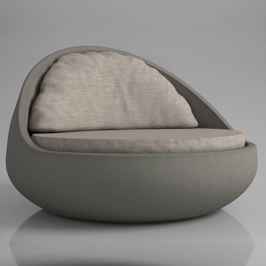 Colección Pietra: Poltrona - Moon, Grigio Claro