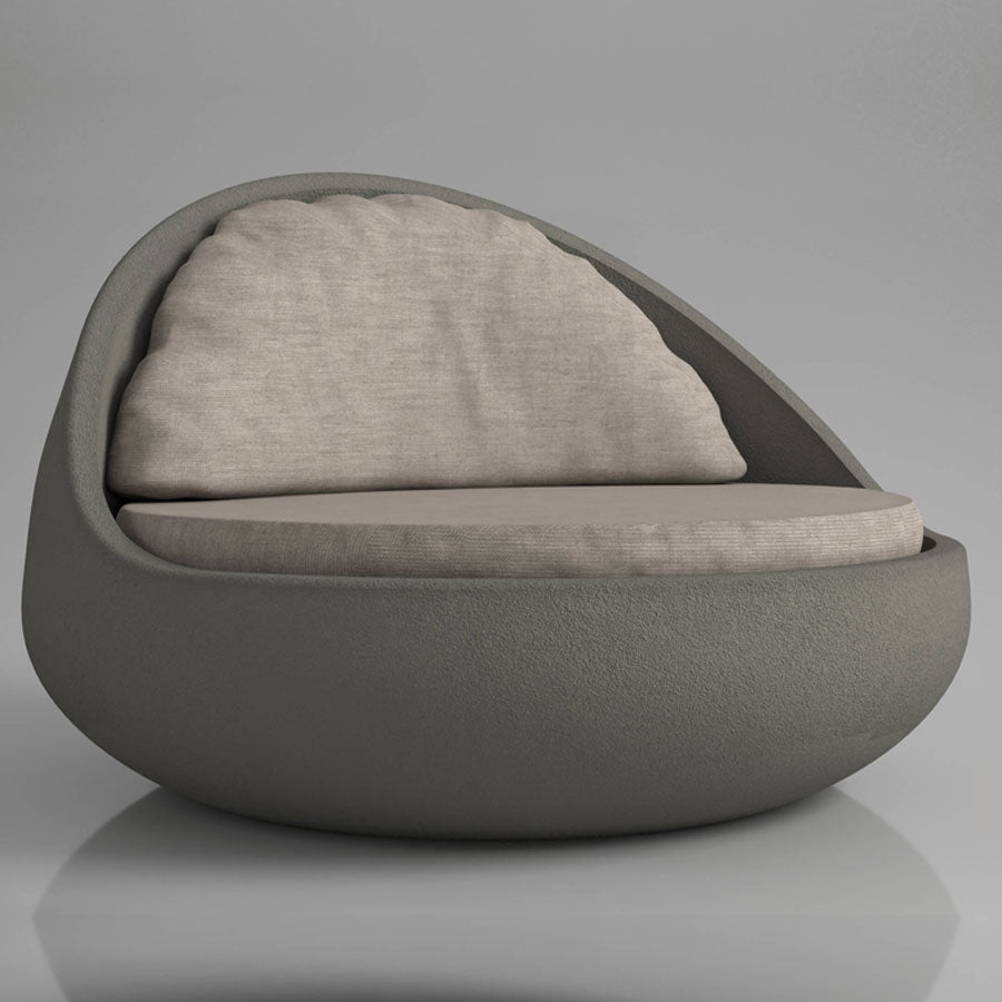 Colección Pietra: Poltrona - Terra, Grigio Claro