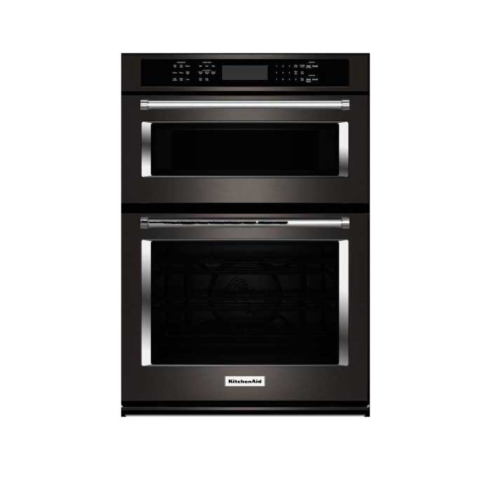 Torre de Hornos Eléctrica Negra KitchenAid 76 cm